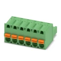 Phoenix Contact FKC 2.5/6-ST-5.08 Series Pluggable Terminal Block, 6-Contact, 5.08 mm Pitch, 1 Row, 630 V, 12 A 1873090