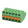 Phoenix Contact FKC 2.5/6-ST-5.08 Series Pluggable Terminal Block, 6-Contact, 5.08 mm Pitch, 1 Row, 630 V, 12 A 1873090