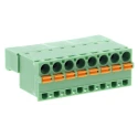 Phoenix Contact FKIC 2.5/8-ST-5.08 Series Pluggable Terminal Block, 8-Contact, 5.08 mm Pitch, 1 Row, 12A, 630V 1873414