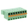 Phoenix Contact FKIC 2.5/8-ST-5.08 Series Pluggable Terminal Block, 8-Contact, 5.08 mm Pitch, 1 Row, 12A, 630V 1873414