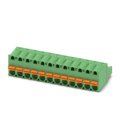 Phoenix Contact FKC 2.5/12-ST-5.08 Series Pluggable Terminal Block, 12-Contact, 5.08 mm Pitch, 1 Row 1873155