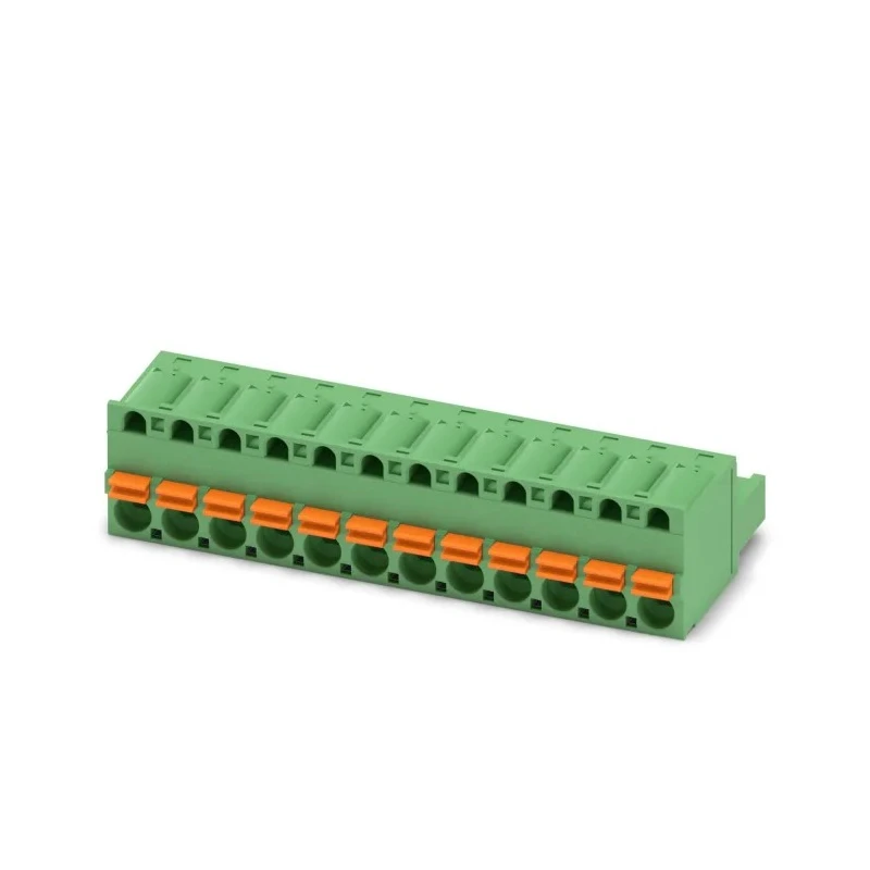 Phoenix Contact FKC 2.5/12-ST-5.08 Series Pluggable Terminal Block, 12-Contact, 5.08 mm Pitch, 1 Row 1873155