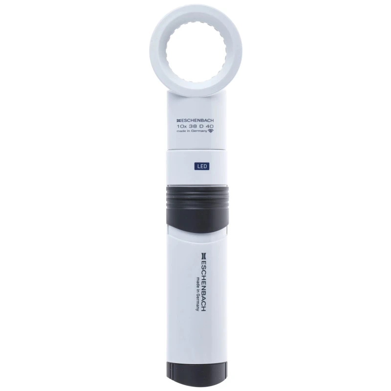 Eschenbach Illuminated Magnifier, 10x Magnification, 35 mm Diameter 155074