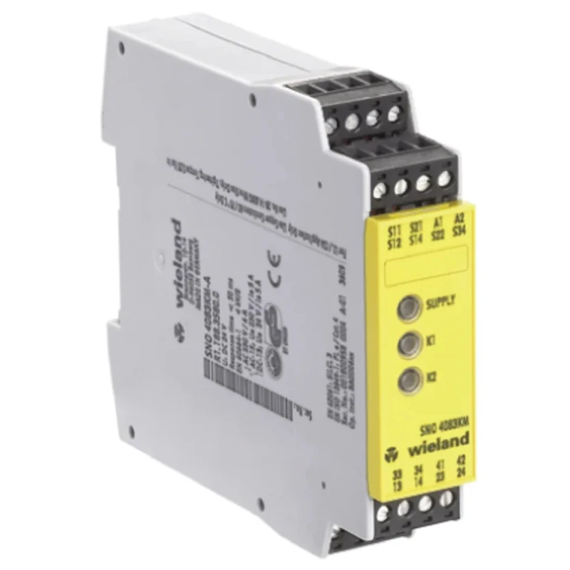 Wieland Safety Relay SNO 4083, 115V AC, 230V AC, 3 Safety Contacts R1.188.3590.0