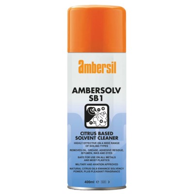 Ambersil Ambersolv SB1 Industrial Solvent Based Degreaser 400 ml Aerosol 31598-AC