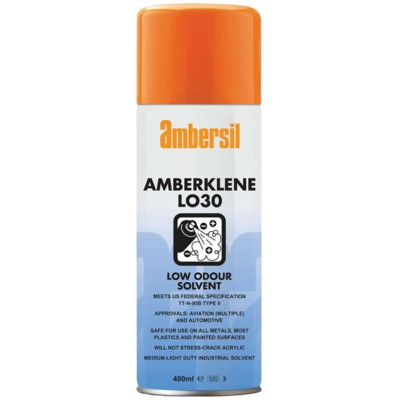 Ambersil Amberklene LO30 Solvent Based Degreaser Aerosol 400 ml LO30