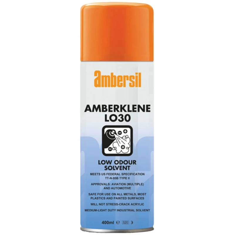 Ambersil Amberklene LO30 Solvent Based Degreaser Aerosol 400 ml LO30