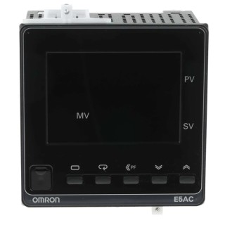 Omron Panel Mount PID Temperature Controller 2 Input 1 Output Relay 240V AC On-Off E5AC