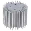 Intelligent LED Solutions Anodised Aluminium Heatsink, Silver, 50 mm Diameter, 40 mm Height ILA-HSINK-STAR-50X40MM-SVR-K