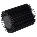 Intelligent LED Solutions Anodised Aluminium Alloy Heatsink for LED Arrays, 50mm Diameter, 60mm ILA-HSINK-STAR-50X60MM-BLK-K