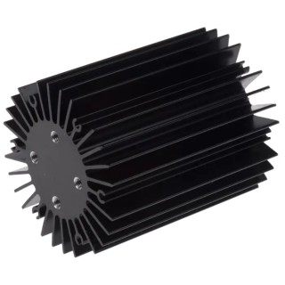 Intelligent LED Solutions Anodised Aluminium Alloy Heatsink for LED Arrays, 50mm Diameter, 60mm ILA-HSINK-STAR-50X60MM-BLK-K