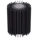 Intelligent LED Solutions Anodised Aluminium Alloy Heatsink for LED Arrays, 50mm Diameter, 60mm ILA-HSINK-STAR-50X60MM-BLK-K
