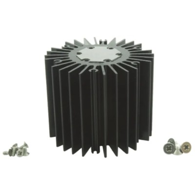 Intelligent LED Solutions Heatsink, Dragon 1, Duris 1, Duris 4, Oslon 1, Oslon 4, Stanley 1 ILA-HSINK-STAR-50X40MM-BLK-K