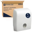 Aquarius Plastic White Wall Folded Towel Paper Towel Dispenser 320 mm x 420 mm x 320 mm 6954