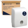 Aquarius Plastic White Wall Folded Towel Paper Towel Dispenser 320 mm x 420 mm x 320 mm 6954