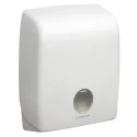 Aquarius Plastic White Wall Folded Towel Paper Towel Dispenser 320 mm x 420 mm x 320 mm 6954
