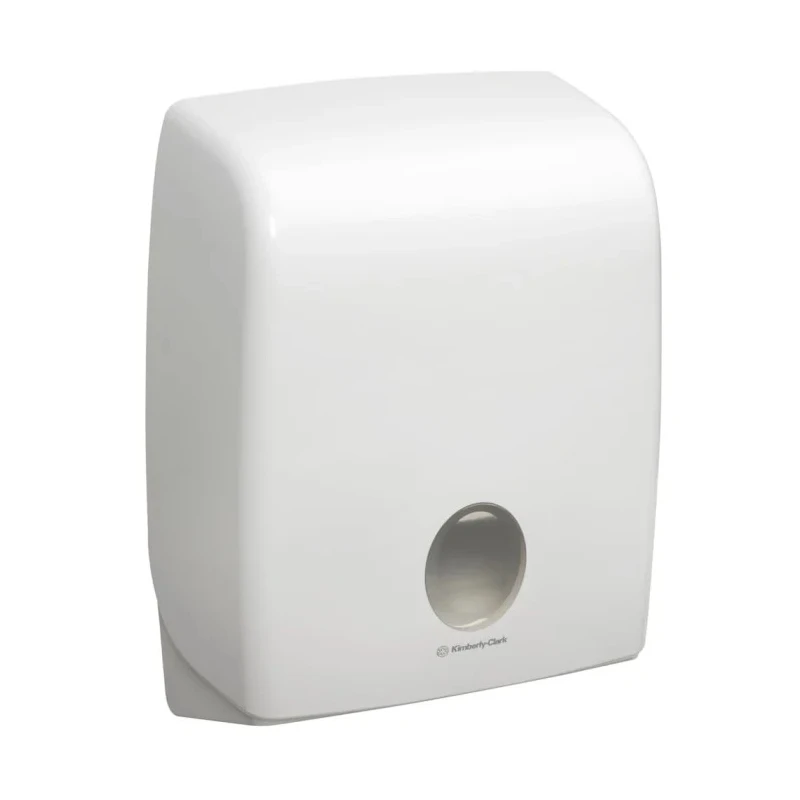 Aquarius Plastic White Wall Folded Towel Paper Towel Dispenser 320 mm x 420 mm x 320 mm 6954
