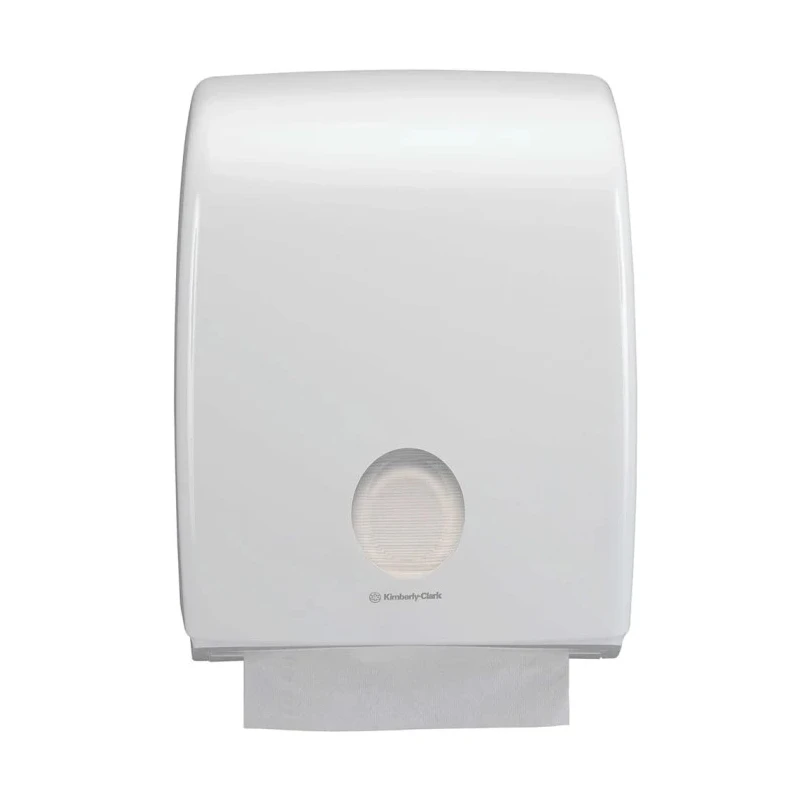 Aquarius Plastic White Wall Folded Towel Paper Towel Dispenser 320 mm x 420 mm x 320 mm 6954