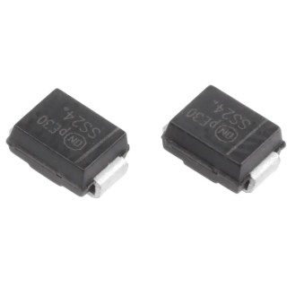 onsemi 40 V 2 A Surface Mount Schottky Diode DO-214AA Package SS24T3G
