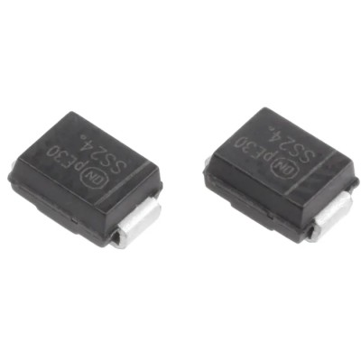 onsemi 40 V 2 A Schottky Diode 2-Pin DO-214AA SS24T3G