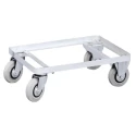 Zarges Aluminium Dolly, 350mm Width x 550mm Length, Platform Aluminium, Wheel Diameter 125mm 40607
