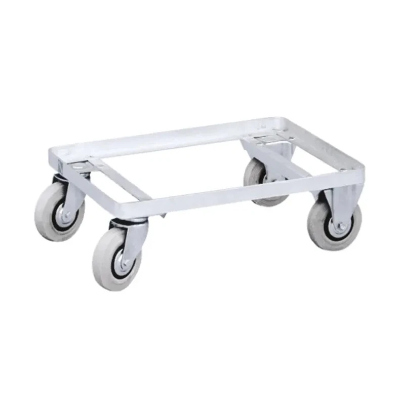 Zarges Aluminium Dolly, 350mm Width x 550mm Length, Platform Aluminium, Wheel Diameter 125mm 40607