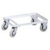 Zarges Aluminium Dolly, 350mm Width x 550mm Length, Platform Aluminium, Wheel Diameter 125mm 40607