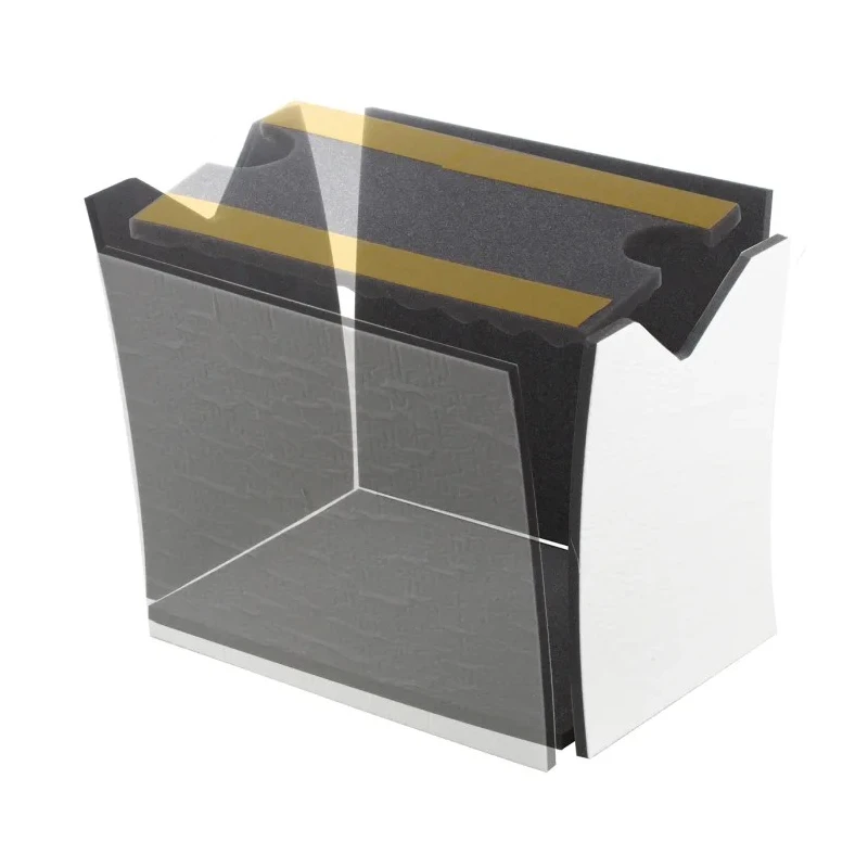 Zarges K470 Rectangular Black High Density Foam Insert for Use with K470 Case Model 40677 and K450 Case Model 40720 43861