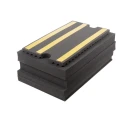 Zarges K470 Rectangular Foam Insert, Customisable Pick 'n Pluck, Grey, 550mm x 350mm x 220mm, For Use With K470 Case 40735
