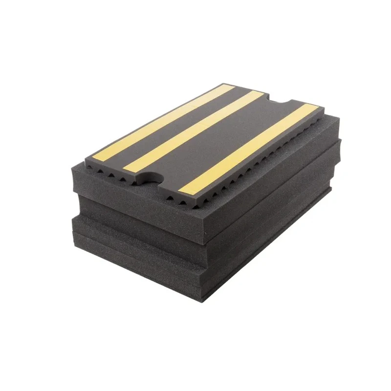 Zarges K470 Rectangular Foam Insert, Customisable Pick 'n Pluck, Grey, 550mm x 350mm x 220mm, For Use With K470 Case 40735