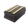 Zarges K470 Rectangular Foam Insert, Customisable Pick 'n Pluck, Grey, 550mm x 350mm x 220mm, For Use With K470 Case 40735