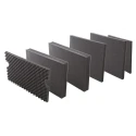 Zarges K470 Rectangular Foam Insert, Customisable Pick 'n Pluck, Grey, 550mm x 350mm x 220mm, For Use With K470 Case 40735