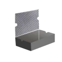 Zarges K470 Rectangular Foam Insert Foam Lining, Black, 550mm x 350mm x 250mm, For Use With K470 Case Model 40810 43862