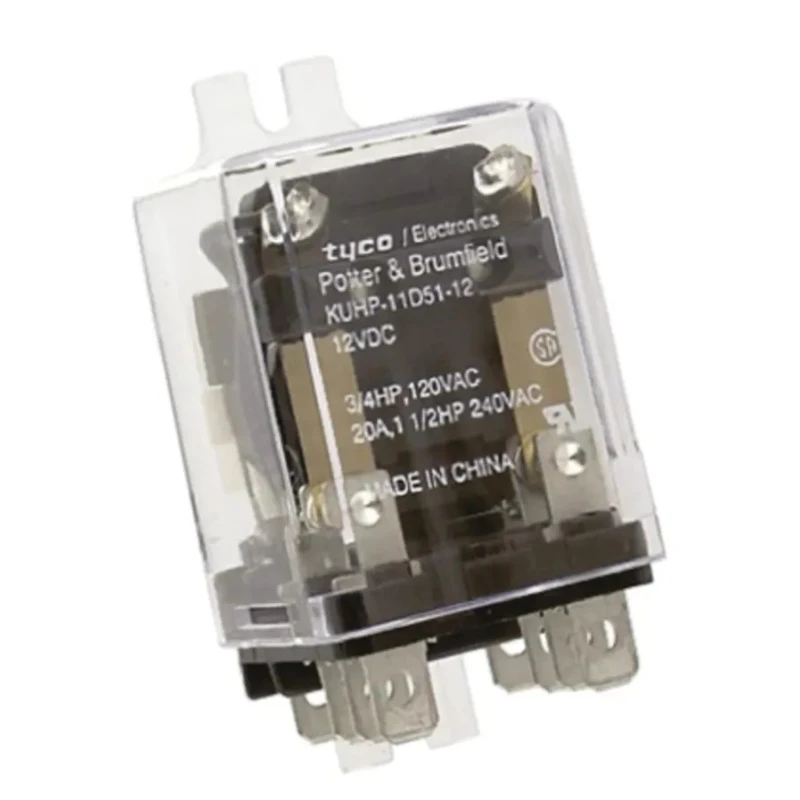 TE Connectivity Panel Power Relay 12V DC Coil 20A Switching Current DPDT KUHP-11D51-12 7-1393114-7