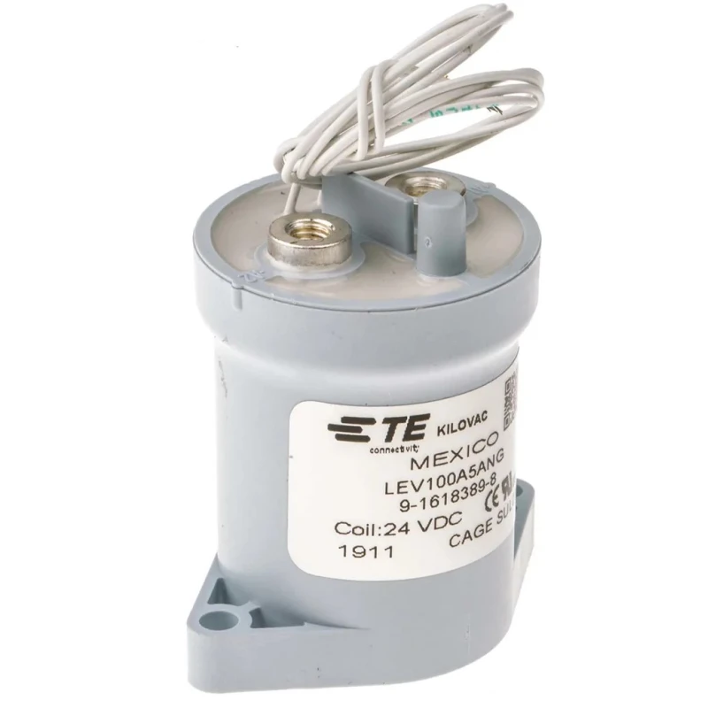 TE Connectivity LEV100 Contactor, 24V DC Coil, 1-Pole, 100 A, 6 W Power Rating, 900V Contact Voltage LEV100