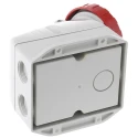 Scame 16A 415V IP66 IP67 Red Wall Mount Industrial Power Connector 3P+PE OPTIMA-TOP 518.1656T