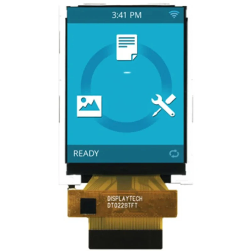 Displaytech LCD Colour Display, 55.88 mm Diagonal, 240 x 320 Pixel TFT with LED Backlight DT022BTFT