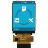 Displaytech LCD Colour Display, 55.88 mm Diagonal, 240 x 320 Pixel TFT with LED Backlight DT022BTFT