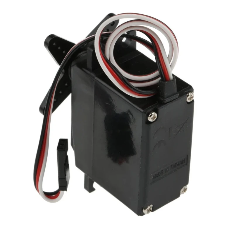 Parallax Inc 4V, 6 V Continuous Rotation Servo Motor, 50 rpm, 27 Ncm Max Output Torque, 20.8 mm Shaft Diameter 900-00005