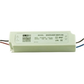 Intelligent LED Solutions IP67 5 Output Constant Current LED Driver, 48V, 35W, 700mA 