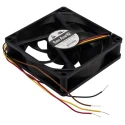 Sanyo Denki San Ace 9GA Series Axial Fan, 12V DC, 3.36W Power, 116 m³/h Airflow, 280mA Current, 92x92x25 mm 9GA0912P4G03