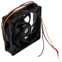 Sanyo Denki San Ace 9GA Series Axial Fan, 12V DC, 3.36W Power, 116 m³/h Airflow, 280mA Current, 92x92x25 mm 9GA0912P4G03