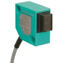 Pepperl + Fuchs Retroreflective Photoelectric Sensor, Block Style, Detection Range 0 to 2 m, PNP ML300-55-2m-RT/59/103/115