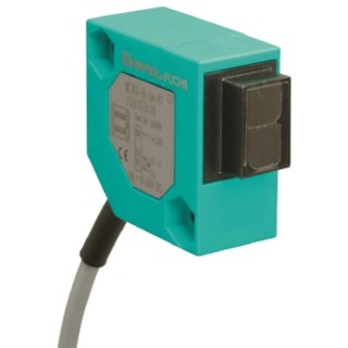 Pepperl + Fuchs Retroreflective Photoelectric Sensor, Block Style, Detection Range 0 to 2 m, PNP ML300-55-2m-RT/59/103/115