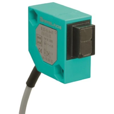 Pepperl + Fuchs Retroreflective Photoelectric Sensor, Block Style, Detection Range 0 to 2 m, PNP ML300-55-2m-RT/59/103/115
