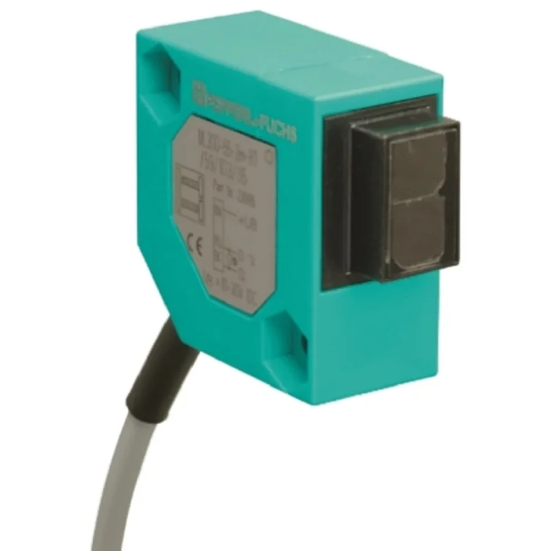 Pepperl + Fuchs Retroreflective Photoelectric Sensor, Block Style, Detection Range 0 to 2 m, PNP ML300-55-2m-RT/59/103/115