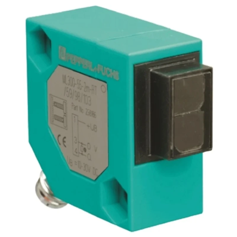 Pepperl + Fuchs Retroreflective Photoelectric Sensor Block Sensor 0 → 2 m PNP IP65 ML300-55-2M-RT/59/98/103