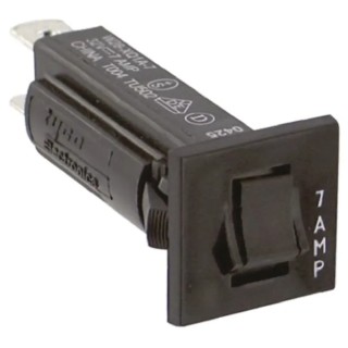 TE Connectivity Thermal Circuit Breaker 7A Current Rating 1-Pole Direct Mount W28-XQ1A-7