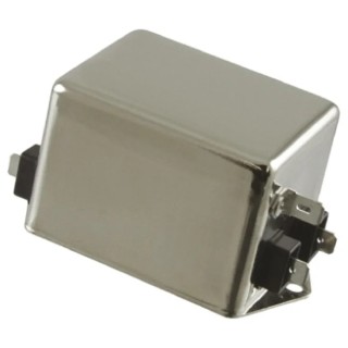 TE Connectivity Corcom T Series Flange Mount RFI Filter 6A 250V AC 50/60Hz Fast-On Terminals 6ET1