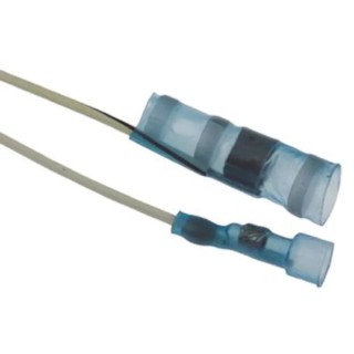 TE Connectivity Blue Polyvinyl Fluoride Solder Sleeve 30mm Length 0.3mm to 4.4mm Cable Diameter B-040-20-N